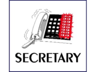 Sticker Custom Preview Image #094701 Occupations Images Secretary1