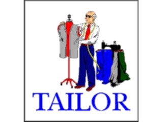 Sticker Custom Preview Image #094714 Occupations Images Tailor1