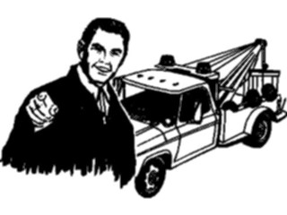 Sticker Custom Preview Image #094725 Occupations Images Tow Truck Driver1