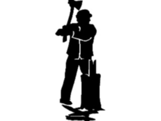 Sticker Custom Preview Image #094750 Occupations Images Woodcutter