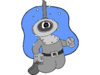 Sticker Custom Preview Image #094764 Oceanography Deep Sea Diver7