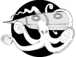 Sticker Custom Preview Image #094779 Oceanography Octopus Attack