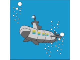 Sticker Custom Preview Image #094791 Oceanography Submarine07