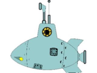 Sticker Custom Preview Image #094796 Oceanography Submarine12