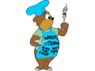 Sticker Custom Preview Image #094863 Outdoor Recreation Barbeques Picnics Barbeque Bear1