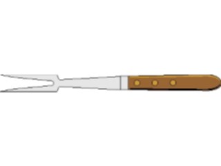 Sticker Custom Preview Image #094900 Outdoor Recreation Barbeques Picnics Fork1