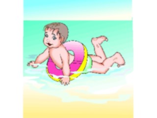 Sticker Custom Preview Image #094997 Outdoor Recreation Beach Water Babyin Water2