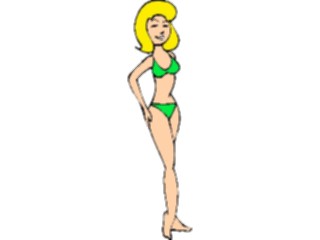 Sticker Custom Preview Image #095052 Outdoor Recreation Beach Water Bikini Woman04