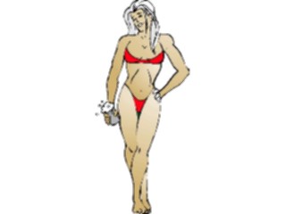 Sticker Custom Preview Image #095053 Outdoor Recreation Beach Water Bikini Woman05