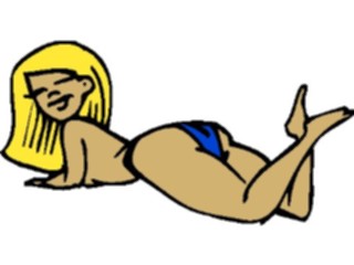 Sticker Custom Preview Image #095057 Outdoor Recreation Beach Water Bikini Woman09