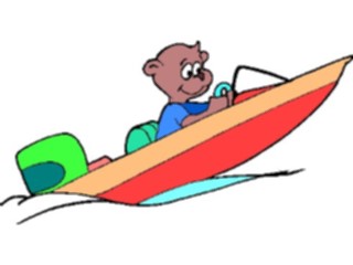 Sticker Custom Preview Image #095081 Outdoor Recreation Beach Water Boating Bear