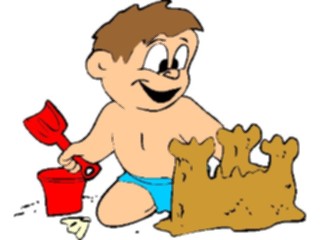 Sticker Custom Preview Image #095108 Outdoor Recreation Beach Water Buildinga Sand Castle02