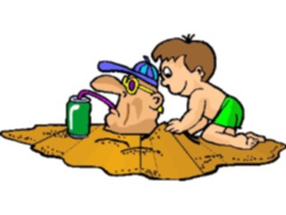 Sticker Custom Preview Image #095124 Outdoor Recreation Beach Water Buriedin Sand6