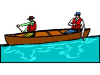 Sticker Custom Preview Image #095126 Outdoor Recreation Beach Water Canoe01