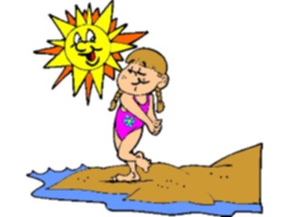 Sticker Custom Preview Image #095251 Outdoor Recreation Beach Water Girlon Beach1