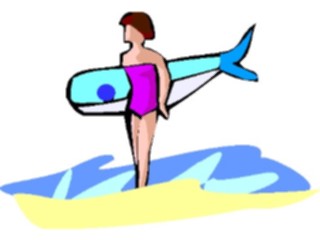 Sticker Custom Preview Image #095252 Outdoor Recreation Beach Water Girlon Beach2