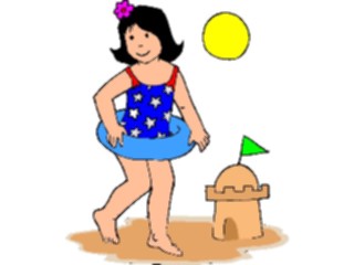 Sticker Custom Preview Image #095254 Outdoor Recreation Beach Water Girlon Beach4