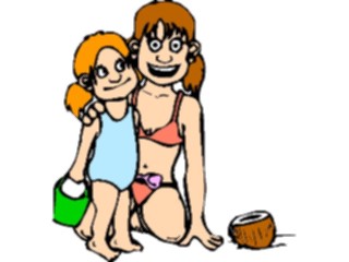Sticker Custom Preview Image #095261 Outdoor Recreation Beach Water Girlson Beach