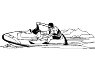 Sticker Custom Preview Image #095287 Outdoor Recreation Beach Water Jet Ski2