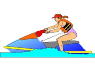 Sticker Custom Preview Image #095294 Outdoor Recreation Beach Water Jet Skiing01