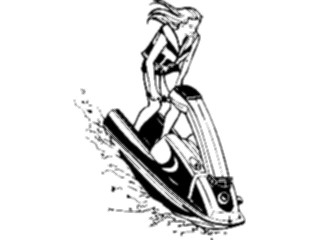 Sticker Custom Preview Image #095295 Outdoor Recreation Beach Water Jet Skiing02