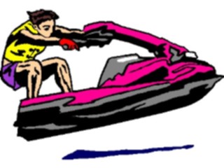 Sticker Custom Preview Image #095296 Outdoor Recreation Beach Water Jet Skiing03