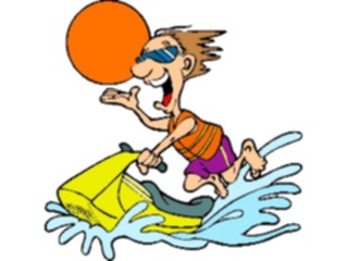 Sticker Custom Preview Image #095304 Outdoor Recreation Beach Water Jet Skiing11