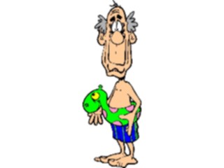 Sticker Custom Preview Image #095419 Outdoor Recreation Beach Water Manwith Pool Toy2