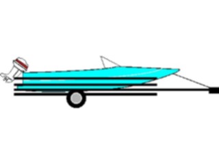 Sticker Custom Preview Image #095425 Outdoor Recreation Beach Water Motor Boat Trailer