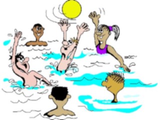 Sticker Custom Preview Image #095437 Outdoor Recreation Beach Water Playing Ball