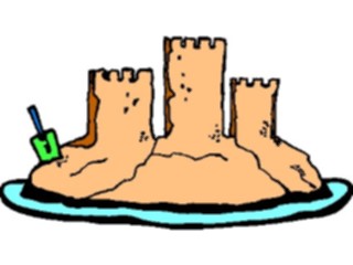 Sticker Custom Preview Image #095546 Outdoor Recreation Beach Water Sand Castle2