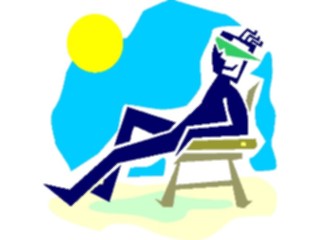 Sticker Custom Preview Image #095624 Outdoor Recreation Beach Water Sunbather Offbeat2