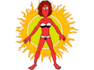 Sticker Custom Preview Image #095671 Outdoor Recreation Beach Water Sunburn Woman1