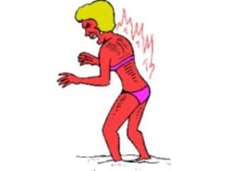 Sticker Custom Preview Image #095672 Outdoor Recreation Beach Water Sunburn Woman2