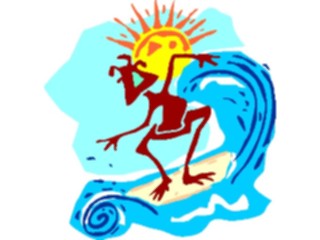 Sticker Custom Preview Image #095689 Outdoor Recreation Beach Water Surfer12