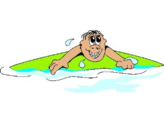 Sticker Custom Preview Image #095772 Outdoor Recreation Beach Water Swimmer Resting2