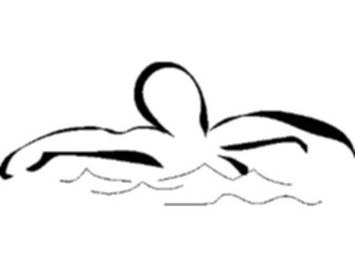 Sticker Custom Preview Image #095778 Outdoor Recreation Beach Water Swimmer Sketch5
