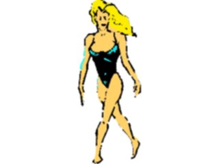 Sticker Custom Preview Image #095821 Outdoor Recreation Beach Water Swimsuit Woman2