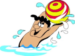 Sticker Custom Preview Image #095832 Outdoor Recreation Beach Water Throwing Ball1