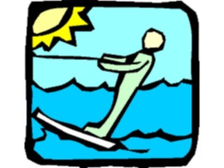 Sticker Custom Preview Image #095853 Outdoor Recreation Beach Water Water Skiing05