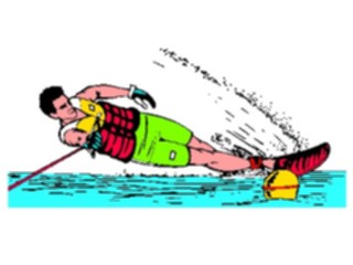 Sticker Custom Preview Image #095857 Outdoor Recreation Beach Water Water Skiing09