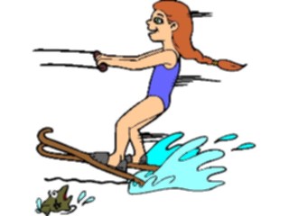 Sticker Custom Preview Image #095862 Outdoor Recreation Beach Water Water Skiing14