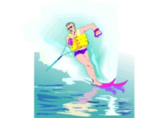 Sticker Custom Preview Image #095865 Outdoor Recreation Beach Water Water Skiing17