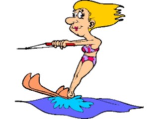 Sticker Custom Preview Image #095869 Outdoor Recreation Beach Water Water Skiing21