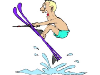 Sticker Custom Preview Image #095871 Outdoor Recreation Beach Water Water Skiing23