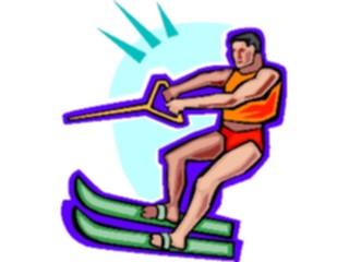 Sticker Custom Preview Image #095882 Outdoor Recreation Beach Water Water Skiing34