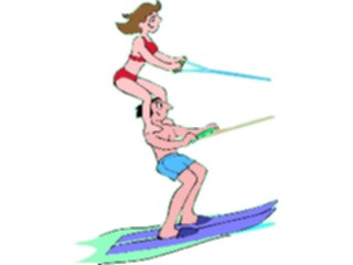 Sticker Custom Preview Image #095885 Outdoor Recreation Beach Water Water Skiing37