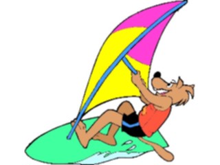 Sticker Custom Preview Image #095921 Outdoor Recreation Beach Water Wind Surfing Wolf