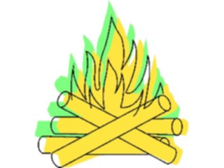 Sticker Custom Preview Image #096003 Outdoor Recreation Camping Campfire23