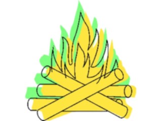 Sticker Custom Preview Image #096003 Outdoor Recreation Camping Campfire23